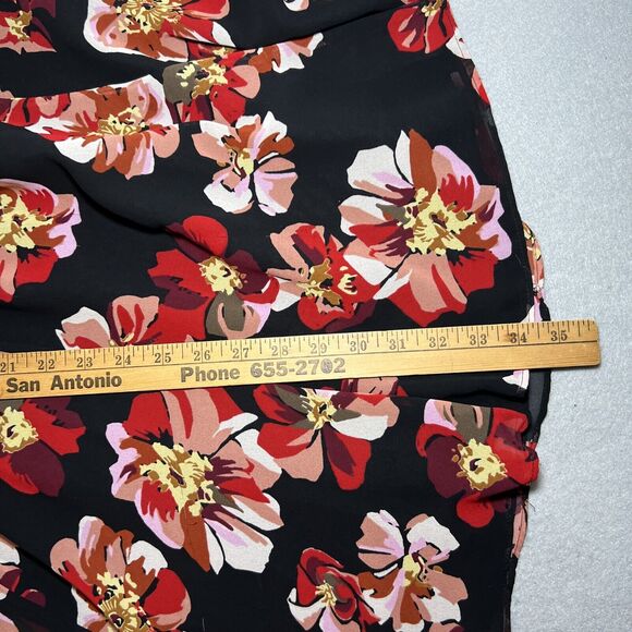 Madewell Tulip Sleeve Mini Dress Size 2 Floral French Rose Fit Flare Romantic - Picture 7 of 10